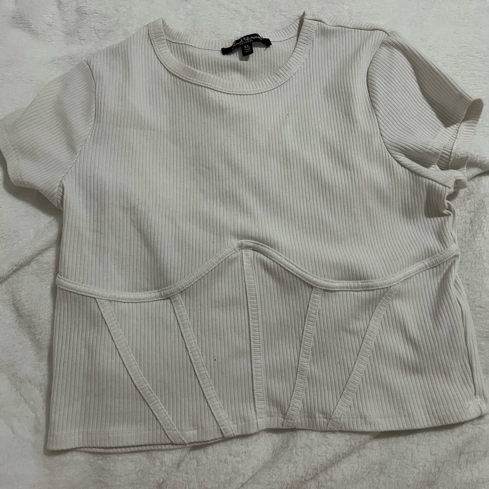 White Crop Top